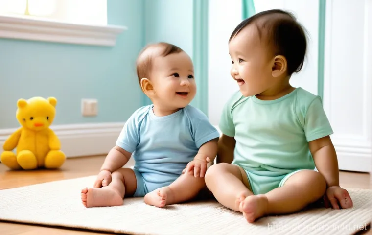리틀클로젯 인기 아동복 소개 - **Prompt 1: The Comfort of Natural Fabrics**
    "A heartwarming image of two happy toddlers, approx...