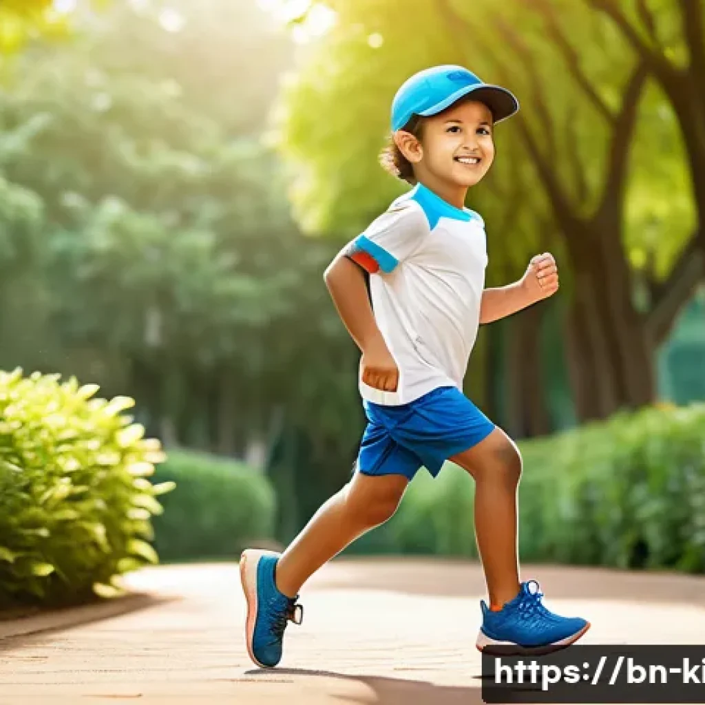키즈용 스포츠웨어 신상 - A joyful Bengali child wearing brightly colored, breathable sportswear designed for active play, fea...