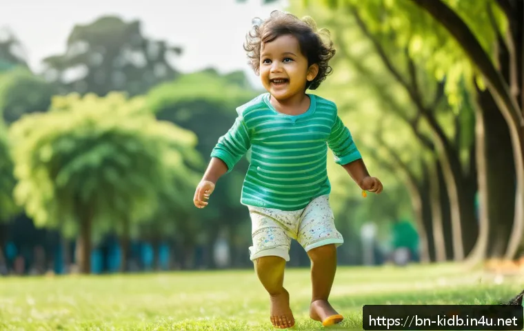 키즈 스포츠웨어 브랜드 - A joyful Bengali toddler wearing a soft, lightweight sports outfit made from organic cotton and line...