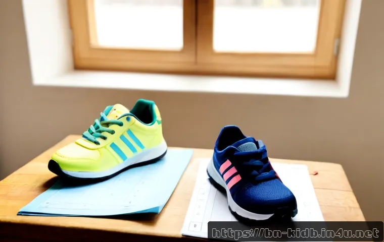 Home 17 아동 신발 브랜드 디자인 - Photorealistic children’s shoe design studio, a pair of colorful yet logo-free sneakers in child siz...